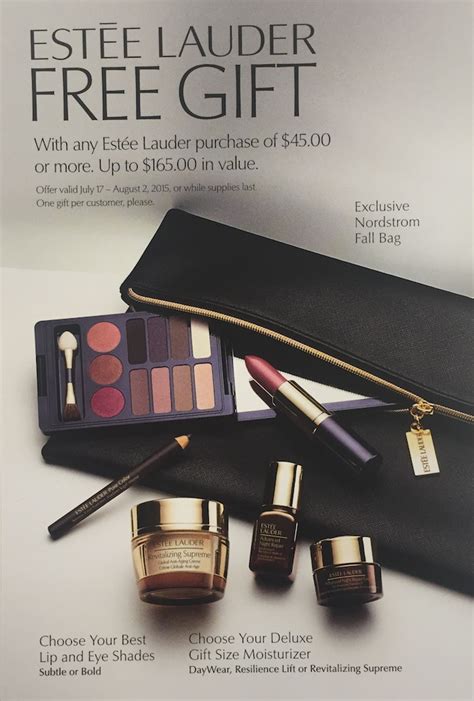 nordstrom estee lauder gift with purchase.